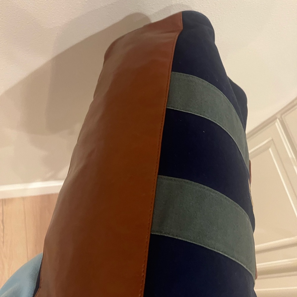 Ralph Lauren Blue and Green Duffel Bag - Picture 7 of 9